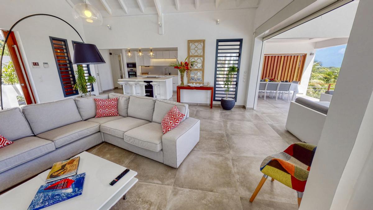 10.Location villa piscine vue mer Sainte Anne Guadeloupe